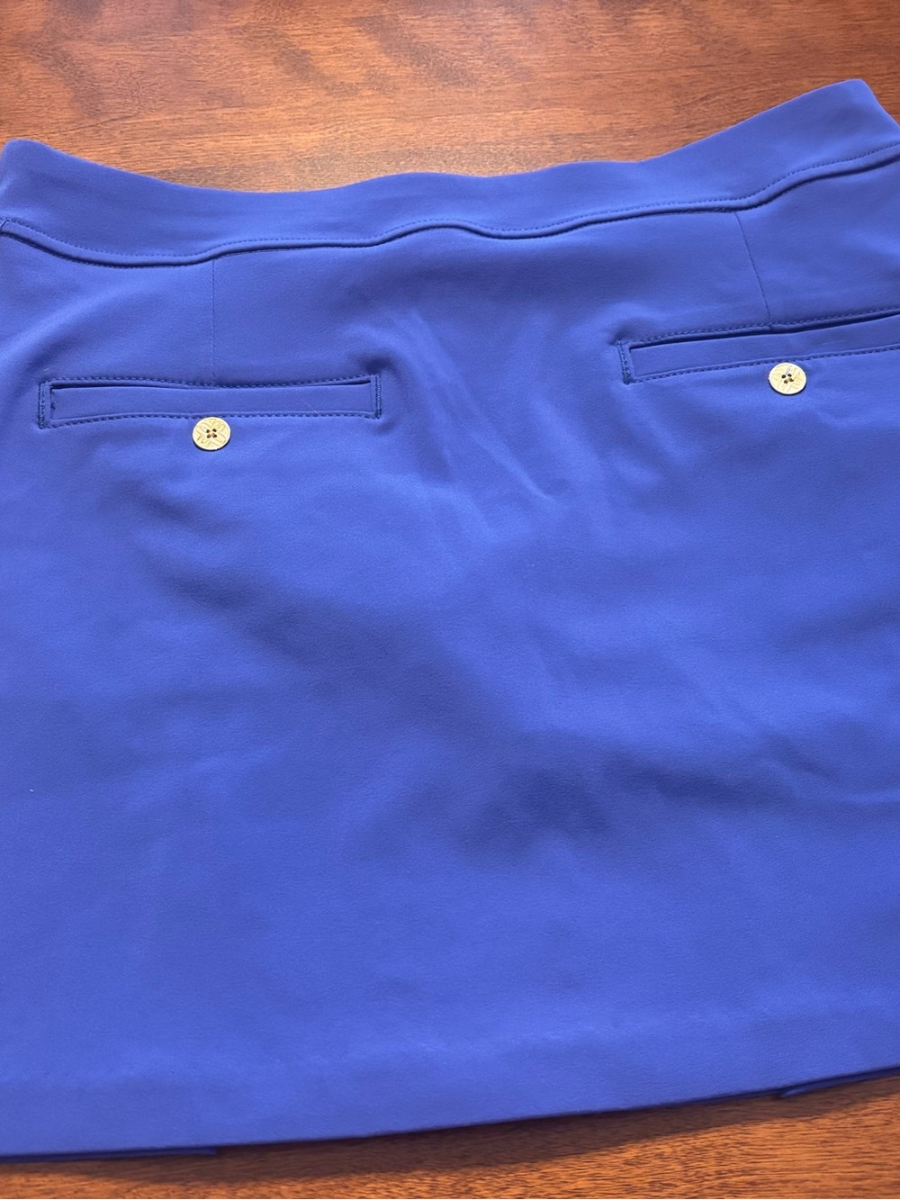 Lilly Pulitzer Royal Blue Pleated golf skort - Picture 2 of 3